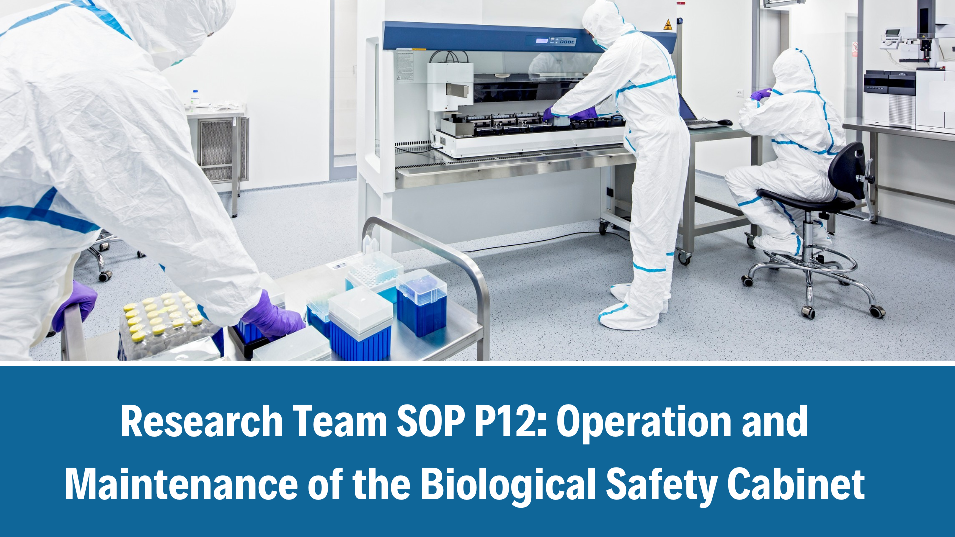 Research Team SOP P12: Operation and Maintenance of the Biological Safety Cabinet, V6.0, 2 Jul 2025