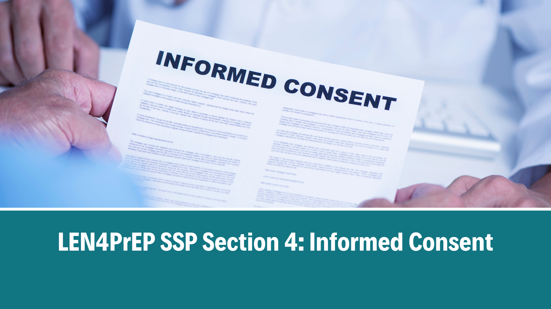 LEN4PrEP SSP Section 4: Informed Consent, V1.2, 05 Feb 2026 (New Staff)