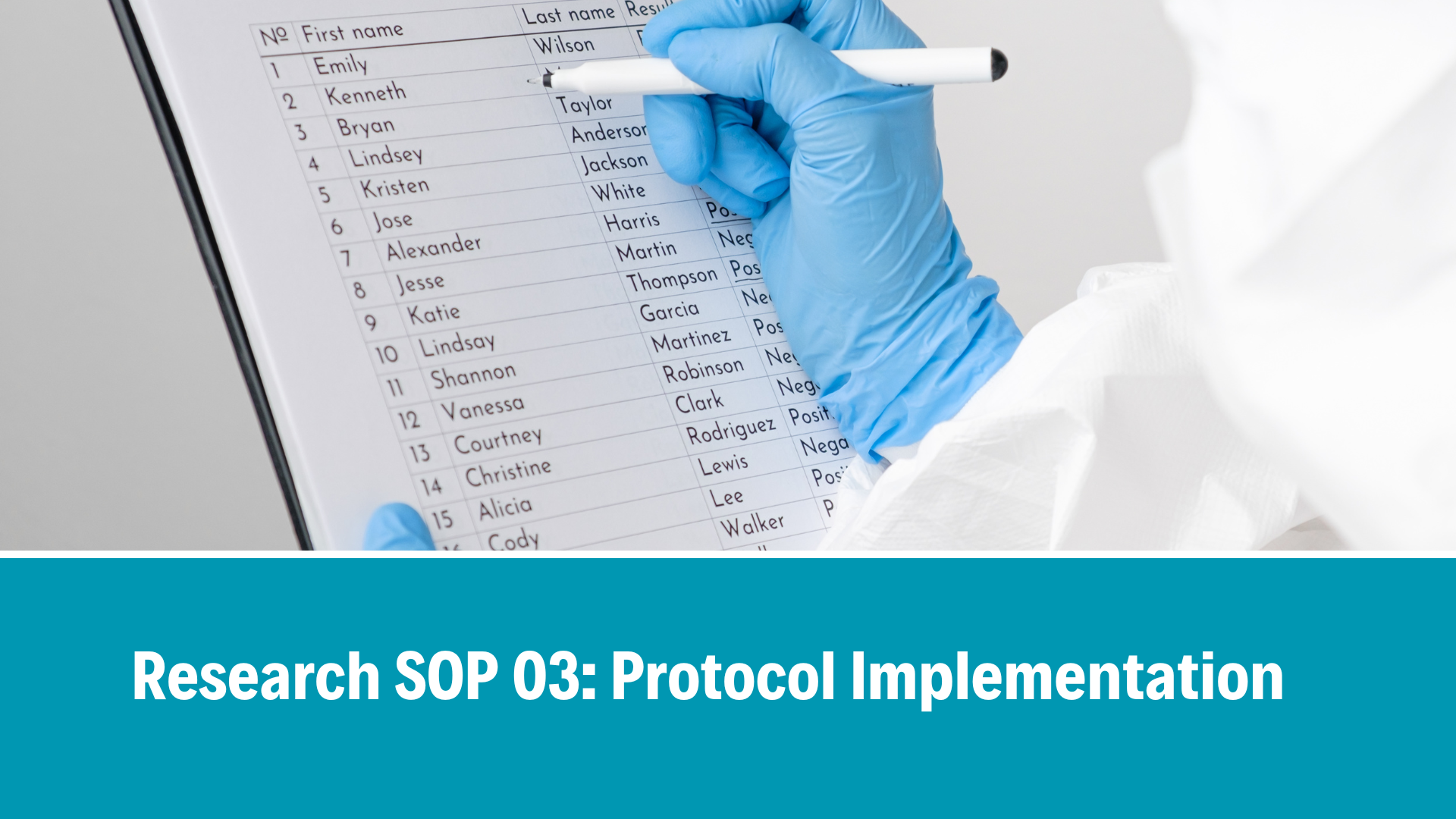 IS PrEP_R SOP 03 : Protocol Implementation, V2.1, 01 April 2024